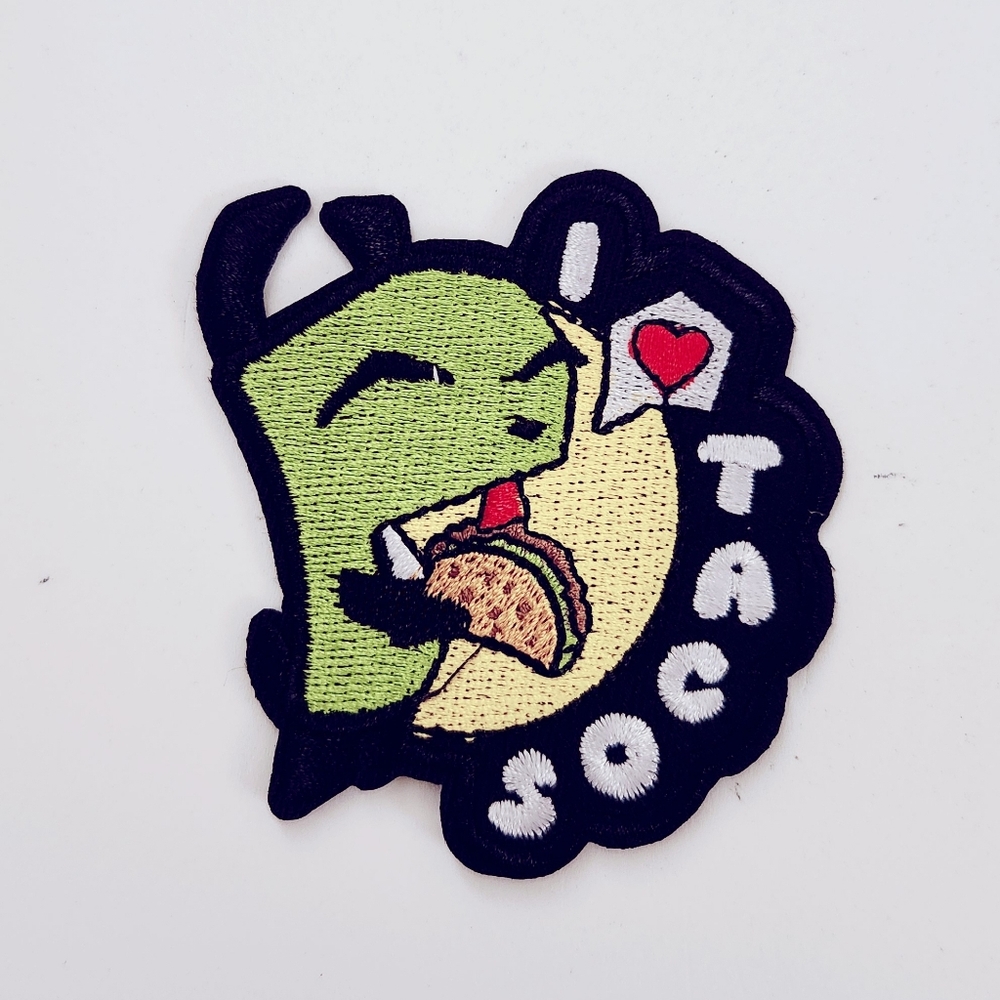 🔮3/$15 Gir I Heart Tacos Iron on Patch